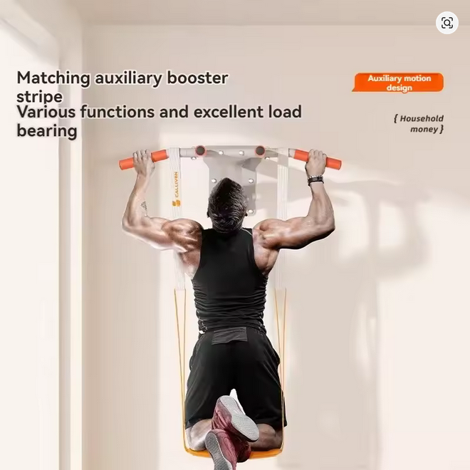 Barre de Traction Murale – Dos, Biceps & Abdos à Domicile