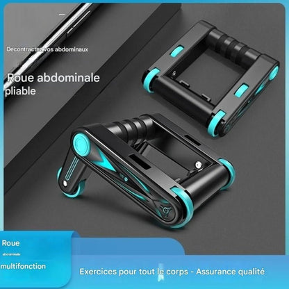 Roue Abdominale Pliable Haute Précision – Gainage & Abdos Profonds