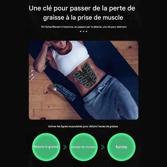 Stimulateur Musculaire EMS – Électrostimulation Abdos & Corps