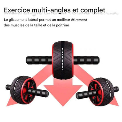 AbForce™ – Rouleau Abdominal Antidérapant – Abdos, Obliques & Bras