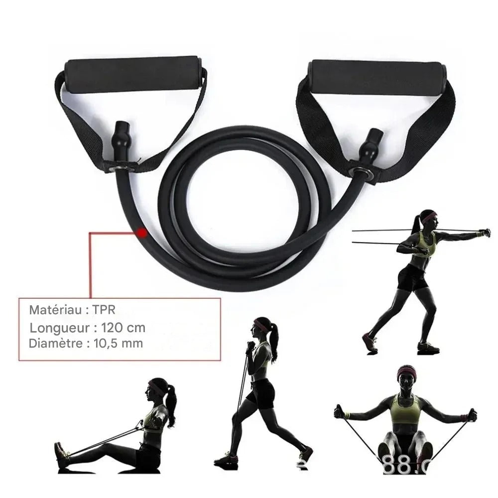 FitResist™ – Bandes Élastiques d'Entraînement – Set Musculation & Yoga