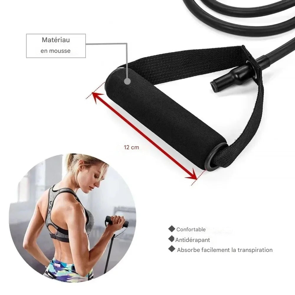 FitResist™ – Bandes Élastiques d'Entraînement – Set Musculation & Yoga