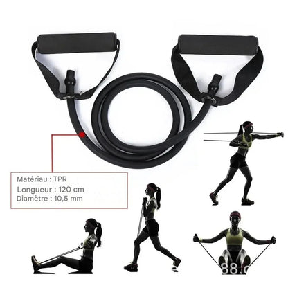 FitResist™ – Bandes Élastiques d'Entraînement – Set Musculation & Yoga