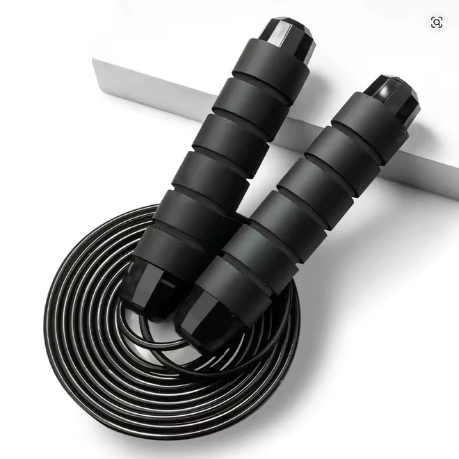 Corde à Sauter Fil d'Acier – Cardio & Crossfit Haute Performance